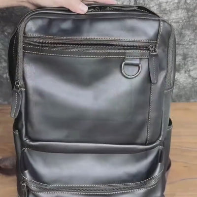 benson leather backpack