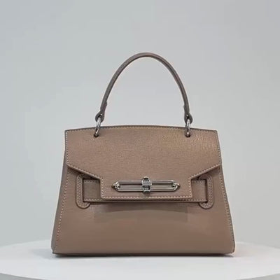 clara leather handbag