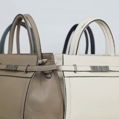 charlotte leather tote bag