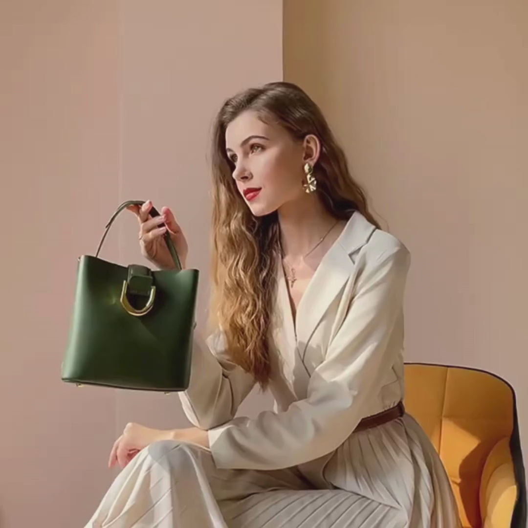 leather baucket video