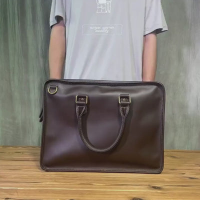 alden leather briefcase